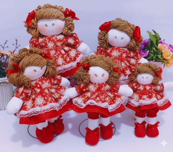 Projeto Digital Bonecas Tradicionais em 5 tamanhos