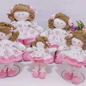 Projeto Digital Bonecas Tradicionais em 5 tamanhos