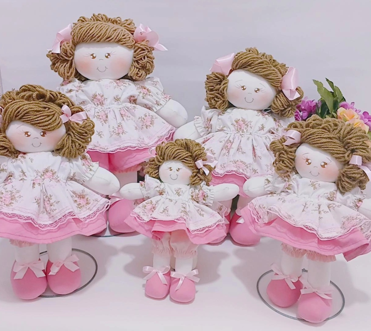 Projeto Digital Bonecas Tradicionais em 5 tamanhos