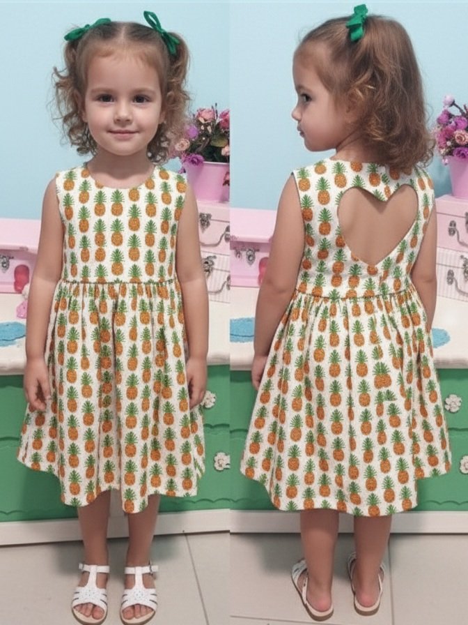 Projeto Digital Vestido Cecília Coração