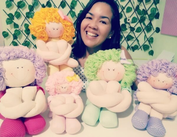 Projeto Digital Bonecas Pernudas em 3 tamanhos
